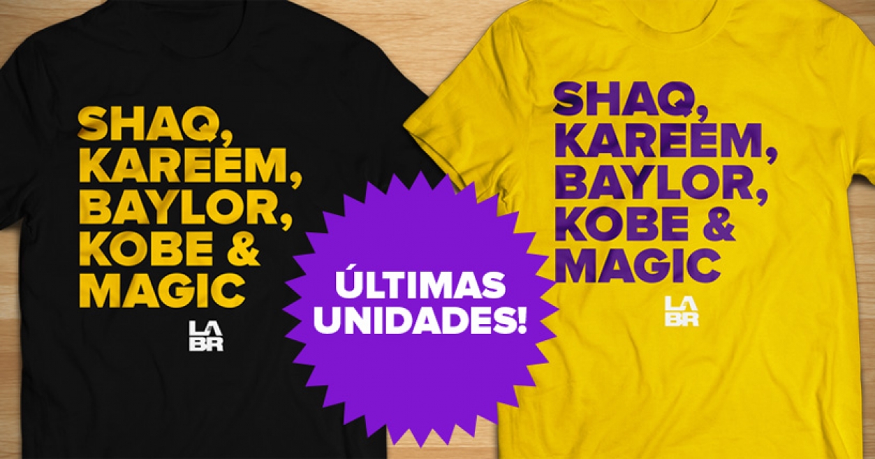 Camisa Lendários: Últimas unidades na pré-venda