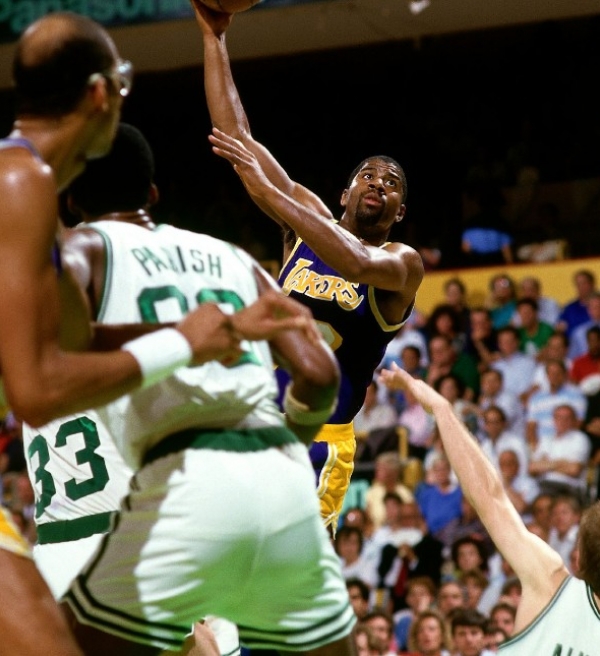 Jogos do Lakers para rever: gancho de Magic vence o Celtics