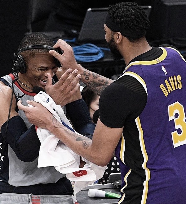 NBA: Anthony Davis mostra o respeito que todos deveríamos ter por Russell Westbrook