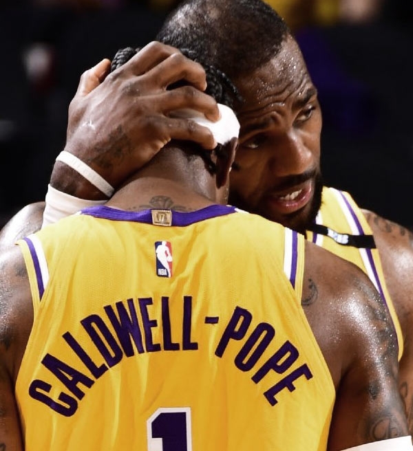 NBA: Lakers revela status de saúde de Caldwell-Pope