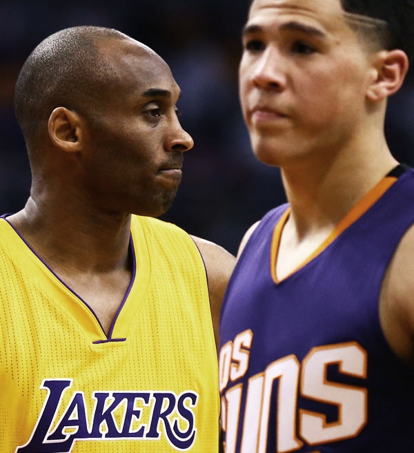 Ex-Laker diz que comparação entre Kobe e Devin Booker é desrespeitosa