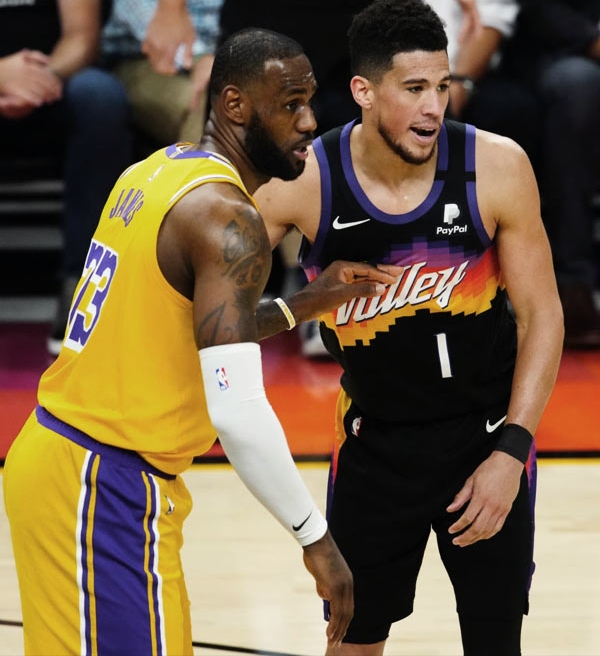 Devin Booker fala da importância da série contra o Lakers antes das Finais da NBA